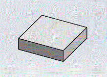 SQUARE POROUS CERAMIC PLATE, 2" x 2" x .25", 5 BAR STANDARD
