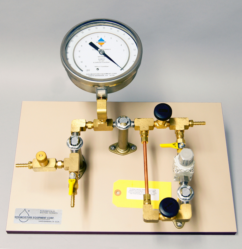 VACUUM MANIFOLD, 0 TO -100 CENTIBARS