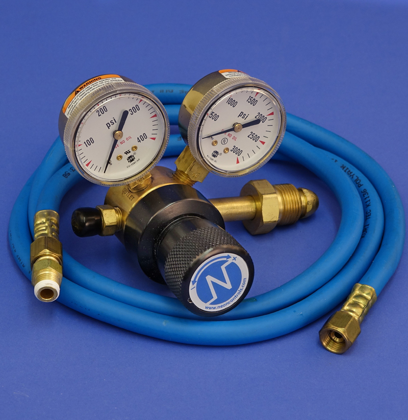 TANK REGULATOR FOR 750 MANIFOLDS,  PLUS HOSE
