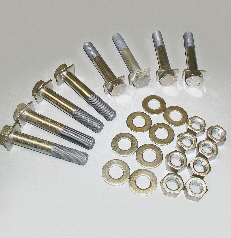 CLAMPING BOLT SET, 1-1/4" HIGH CYLINDER,  SET OF 8