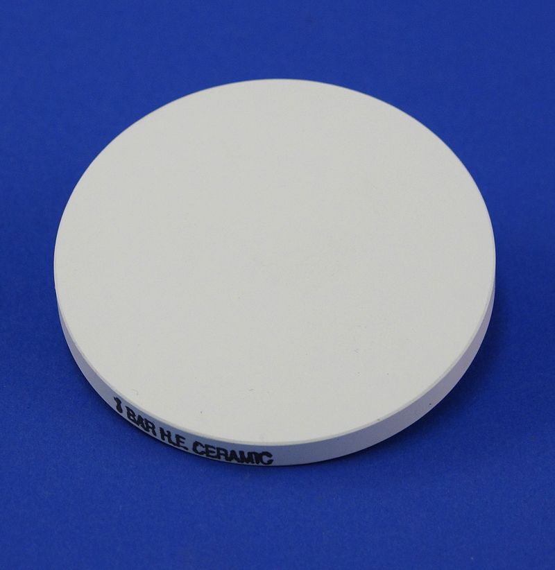 1 BAR HI FLOW POROUS CERAMIC PLATE,  2-1/4" DIAM., FOR 1400 TEMPE CELL