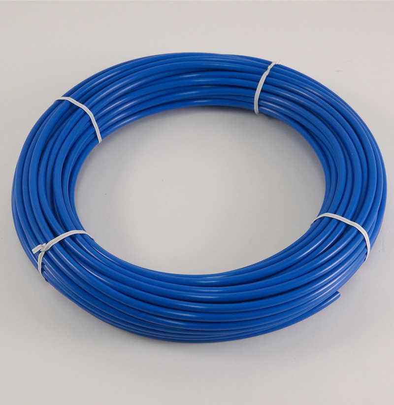 BLUE POLYETHYLENE TUBING, 1/4in O.D., 1000 FT. ROLL