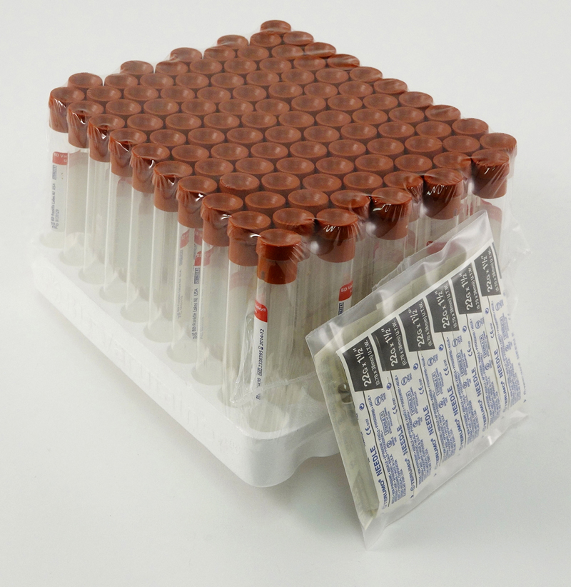 100 VIALS/10 NEEDLES KIT, FOR 2.5 RHIZON SAMPLERS