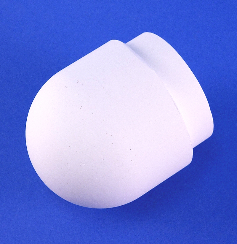 ROUND BOTTOM NECK TOP CUP, 2.37" OD X 2.13" LONG, 1 BAR HIGH FLOW