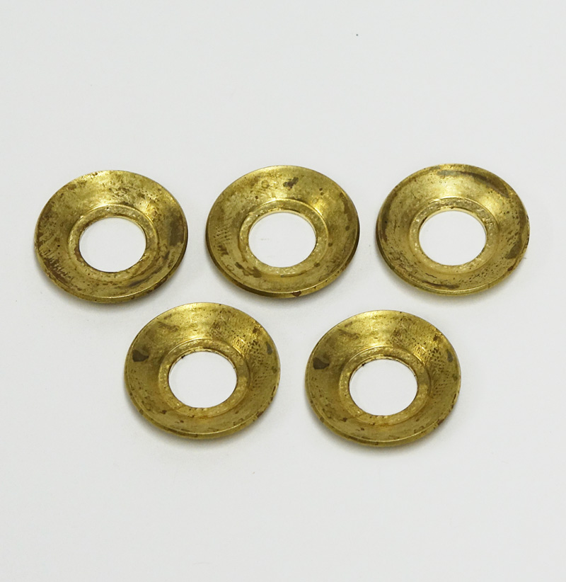 G4 BRASS SUPPORT WASHER, G4, 3/8"  DIAM. HOLE,  5 PACK