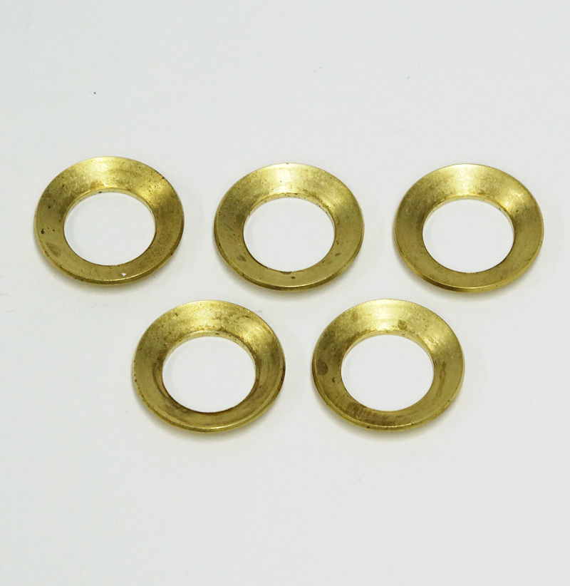 G4 BRASS SUPPORT WASHER, G4, 1/2"  DIAM. HOLE,  5 PACK