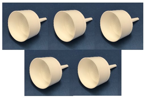 BUCHNER FUNNEL, 90 MM DIA. (358 ML CAPACITY), PACK OF 5