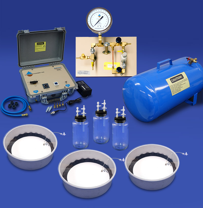 12-INCH CERAMIC TENSION TABLE LAB SETUP 0.05 to 0.8 Bar.