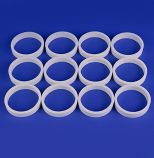SOIL SAMPLE RETAINING RINGS,  ONE DOZEN,  OD: 2.374in, ID: (2.067in), Wall: .154in, Height: .393in,  Matl: Sch 40 PVC, Vol ID: 1.319 cu in [21.62 cu cm]