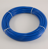 BLUE POLYETHYLENE TUBING, 1/4" O.D., 100 FT. ROLL