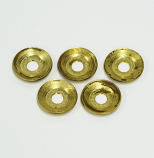 G4 BRASS SUPPORT WASHER, G4, 1/4"  DIAM. HOLE,  5PACK