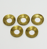 G4 BRASS SUPPORT WASHER, G4, 3/8"  DIAM. HOLE,  5 PACK