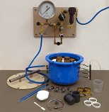 LAB SETUP FOR 1600F1, 5 BAR EXTRACTOR, 220 V COMPRESSOR