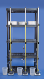 LOW TENSION TABLE LAB SETUP ADJUSTABLE 0 to .15 bar (3 Station Model)